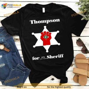 Hunter S Thompson For 1970 Aspen Colorado Sheriff Shirt 2