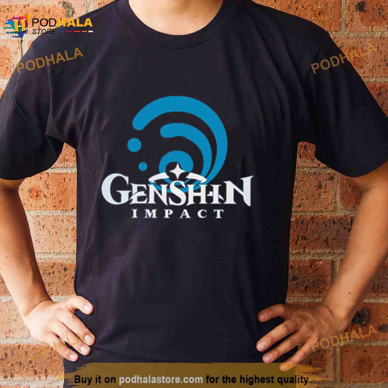 Hydro Emblem Genshin Impact Shirt Hydro Emblem Genshin Impact Shirt