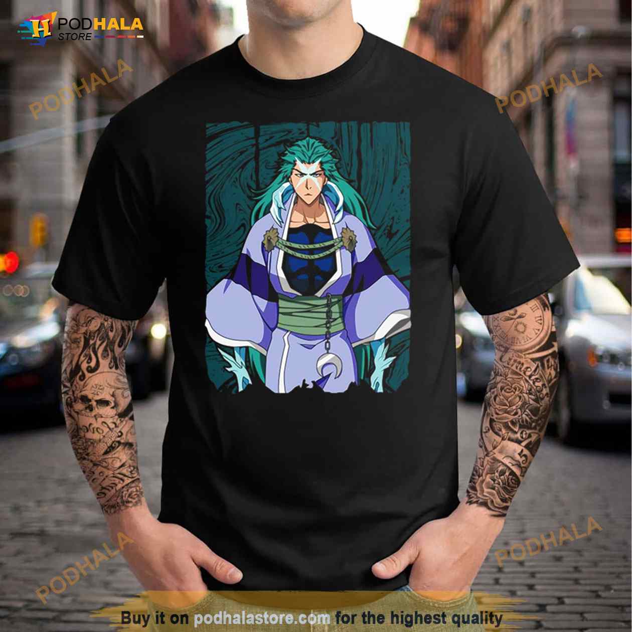 Hyrinmaru Colored Bleach Anime Shirt Hyrinmaru Colored Bleach Anime Shirt