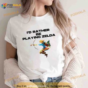 I’d Rather Be Playing Zelda Shirt