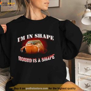 I'm In Shape Round Is A Shape Frog Shirt 2