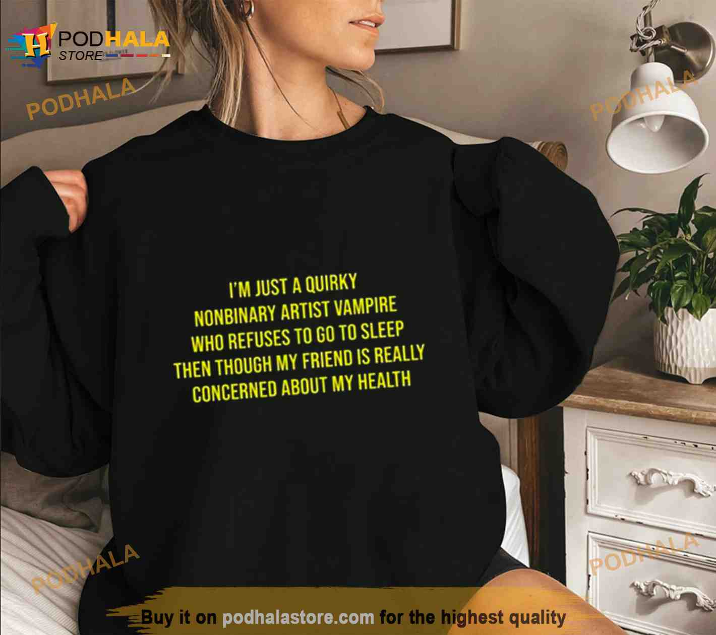 I’m Just A Quirky Nonbinary Artist Vampire Shirt I’m Just A Quirky Nonbinary Artist Vampire Shirt
