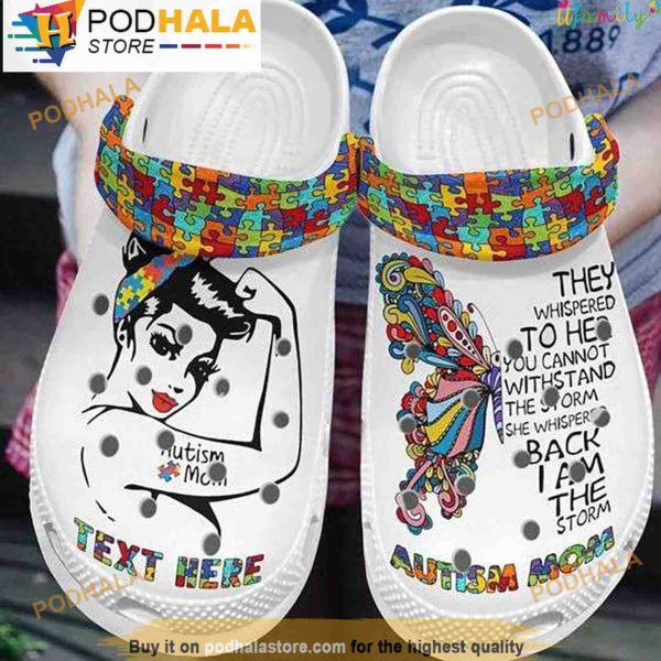 I Am The Storm Custom Name 3D Crocs, Funny Crocs