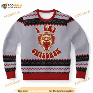 I Eat Children Ugly Sweater Unisex Holiday, Funny Xmas Gifts
