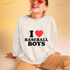 I Love Baseball Boys Shirt