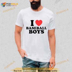 I Love Baseball Boys Shirt 2