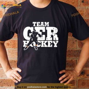 Ice Hockey Team Germany Vintage By Subgirl Shirt 3