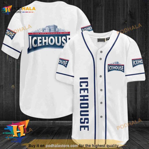 Icehouse Beer 3D Baseball Jersey