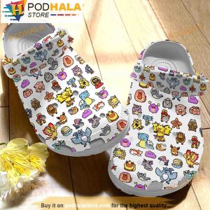 Icoin Pokemon 3D Crocs, Funny Crocs