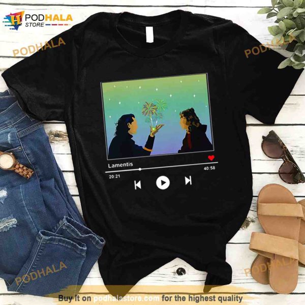 Iconic Loki And Sylvie Firework Scene Tom Hiddleston Marvel Shirt