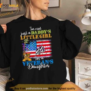 im A Veterans Daughter 4th Of July Shirt