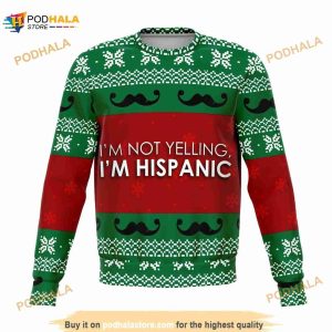 I'm Hispanic Ugly Christmas Sweater, Funny Xmas Gifts