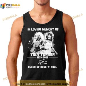 In Loving Memory Of Tina Turner 1939 2023 Signatures Shirt 3