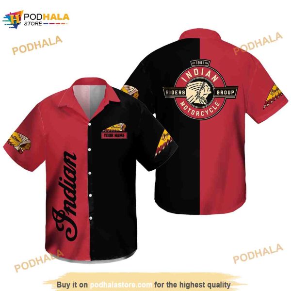 Indian Hawaiian Shirt For Motorcycle Lovers, Motorcycle Funny Aloha Shirt