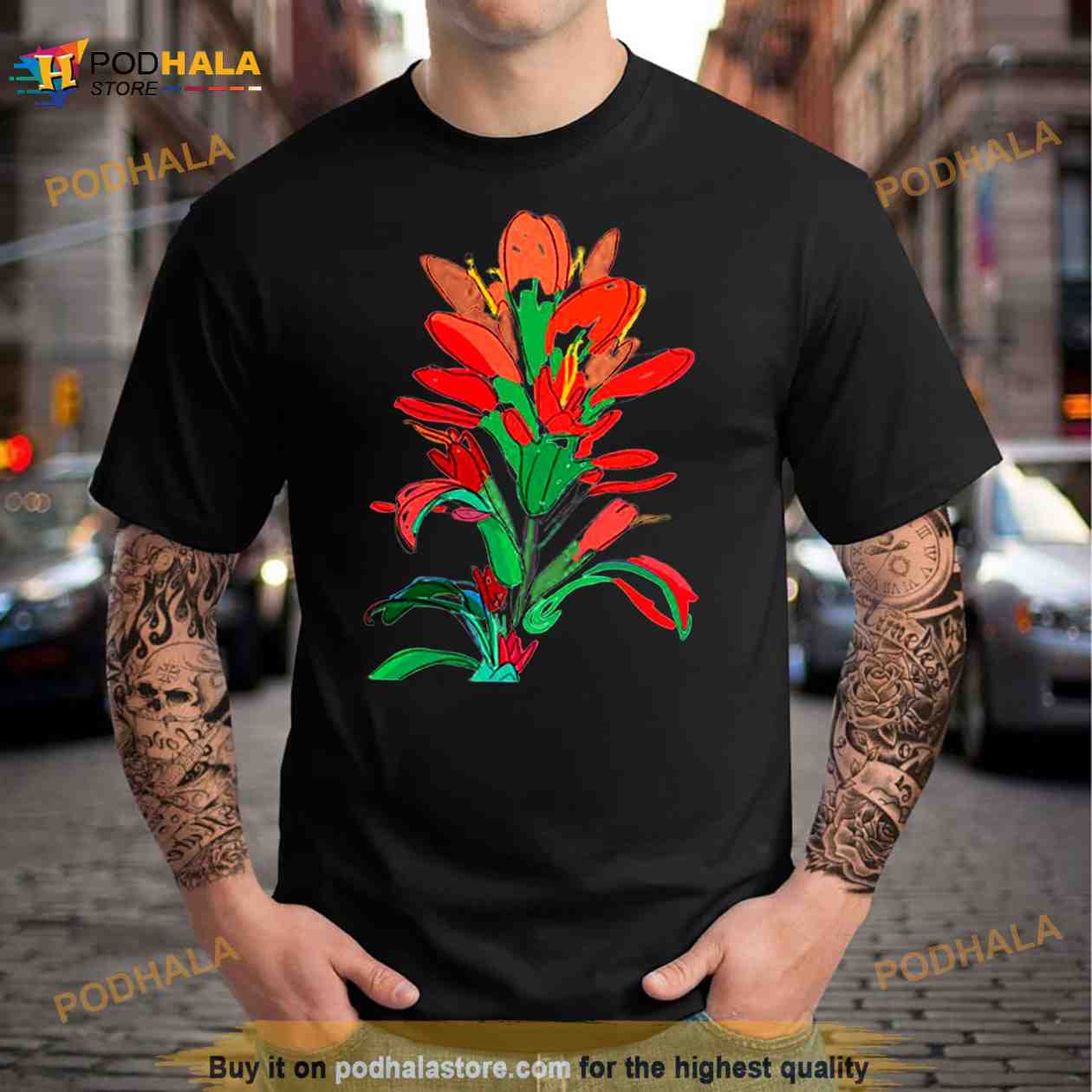 Indian Paintbrush Shirt Indian Paintbrush Shirt