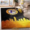 Indiana Pacers Skyline Area Rug Carpet Bedroom
