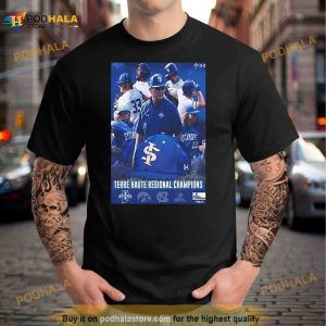 Indiana State Baseball Terre Haute Regional Champions Shirt