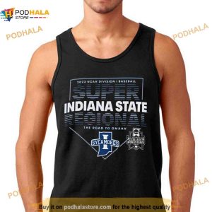 Indiana State Sycamores 2023 Ncaa Division I Baseball Super Regional Fort Worth Tx Shirt 3
