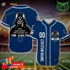 Indianapolis Colts 3D Baseball Jersey Darth Vader Star Wars Personalized Custom Name Number