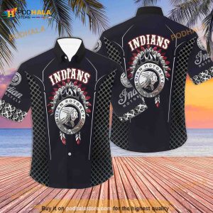 Indians Motorcycle Men's 3D Funny Hawaiian Shirt