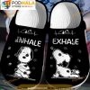 Inhale Exhale Snoopy 3D Crocs Clog Shoes