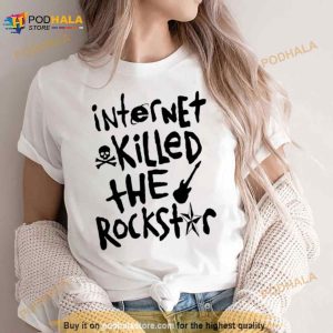 Internet Killed The Rockstar Blink 182 Shirt 3