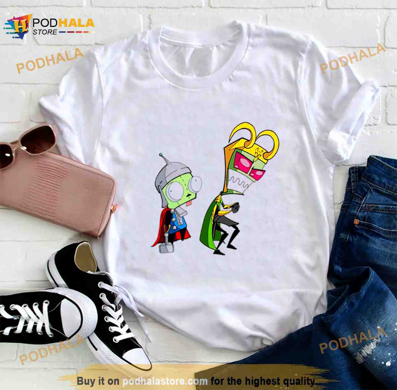 Invader Zim Cosplay Loki Loki Series Shirt Invader Zim Cosplay Loki Loki Series Shirt