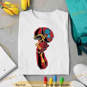 Iron Helm Marvel Comic Ironman Shirt 3