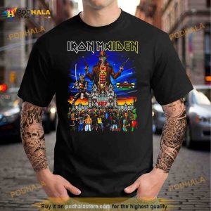 Iron Maiden The Future Past 2023 Tour Hellfest Event T Shirt 2
