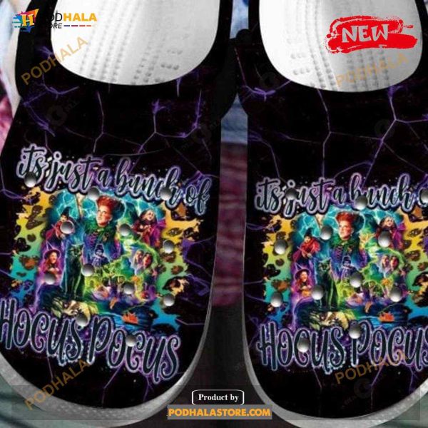 It’s Just A Bunch Of Hocus Pocus Halloween Crocs Classic Clog Shoes