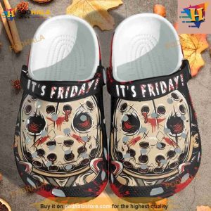 Its Friday Funny Jason Horror Halloween Crocs Clog Shoes
