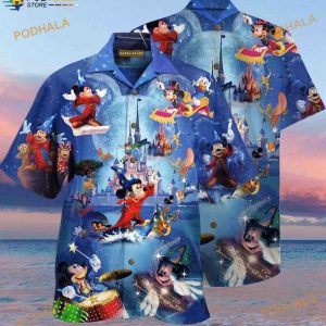 It's Never Too Old For Magic Mickey Mouse Cartoon Funny Hawaiian Shirt