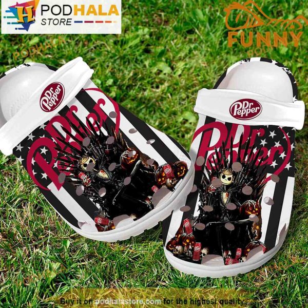 Jack Skellington Dr Pepper 3D Crocs