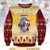 Jack Skellington Nice Or Naughty Woolen Sweater, Ugly Christmas Sweater