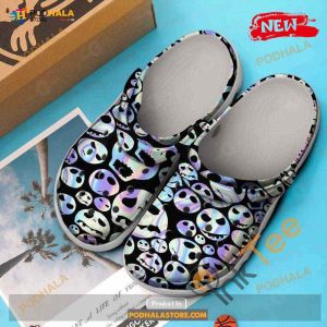 Jack Skellington Skulls The Nightmare Before Christmas Movie Crocs Clog Shoes
