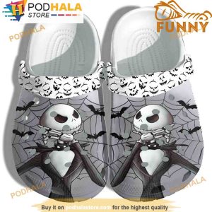 Jack Spider Web Halloween 3D Crocs
