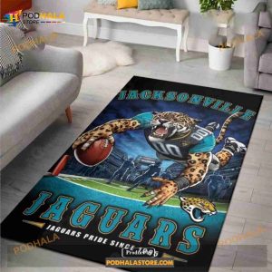 Jacksonville Jaguars Jaguars Pride Since 1995 NFL Area Rug For Living Room Rug Home Decor