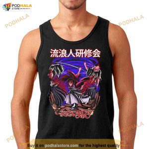 Japanese Manga Rurouni Kenshin Samurai X Anime Art Shirt 2