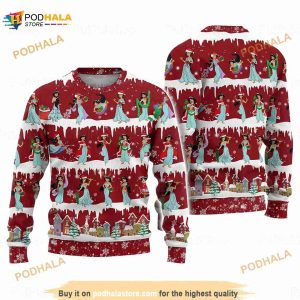 Jasmine Aladdin Christmas 3D Funny Ugly Sweater