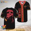 Jason Voorhees Friday The 13th Fireball Whiskey 3D Baseball Jersey