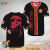 Jason Voorhees Friday The 13th Lone Star Beer 3D Baseball Jersey