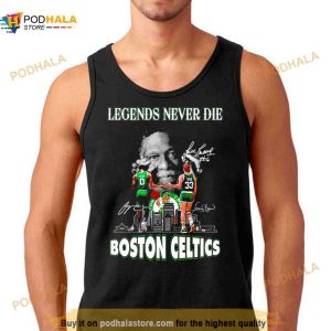 Jayson Tatum and Larry Bird legends never die Boston Celtics signatures Shirt