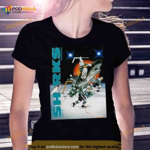 Jen San Jose Sharks Magazine February 1992 T Shirt