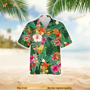 Jerry Mouse Funny Hawaiian Shirt, Summer Vacation Gift For Fans