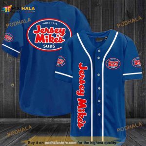 Jersey Mike's Subs 3D Baseball Jersey
