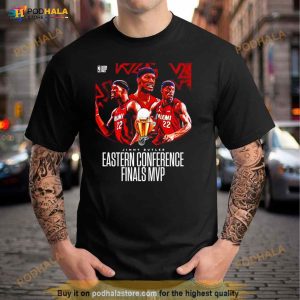 Jimmy Butler 2023 Eastern Conference Final Mvp Trophy Shirt 1