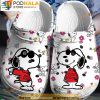 Joe Cool Snoopy Floral Crocs Slippers