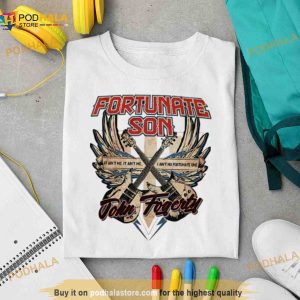 John Fogerty Fortunate Son Fitted Jersey Creedence Clearwater Revival Ccr Rock Music Shirt 2