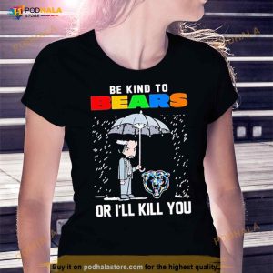 John Wick Be Kind Autism Chicago Bears Or Ill Kill You T Shirt 2