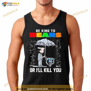 John Wick Be Kind Autism Chicago Bears Or Ill Kill You T Shirt 3